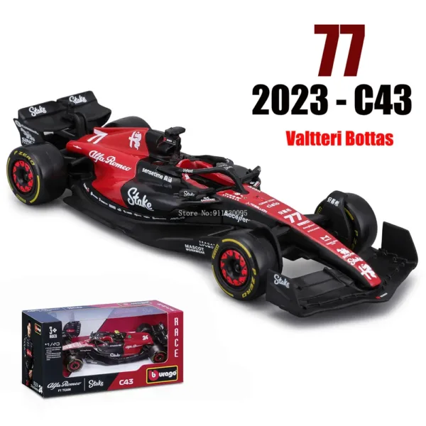 Bburago 1:43 F1 Ferrari Diecast Model Car - Image 29