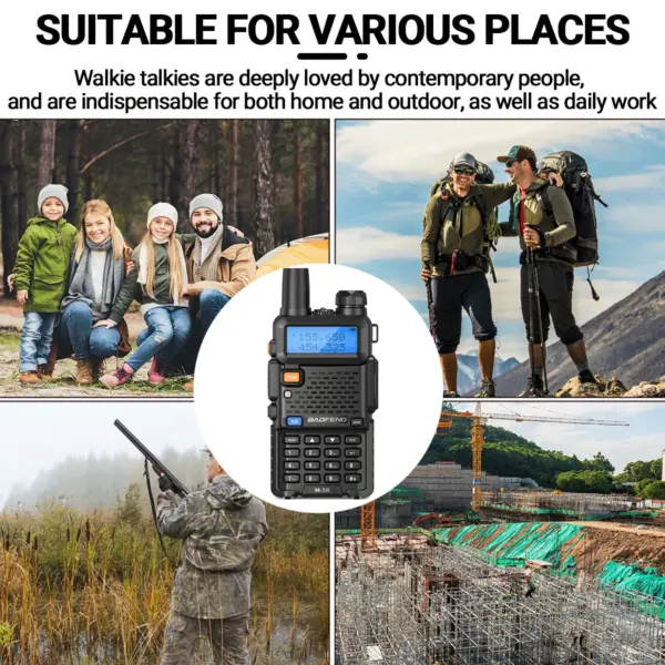 Baofeng M-5R Portable Walkie Talkie Radio - Image 6