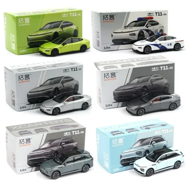 1/64 Scale XPENG P7 Diecast Model Car