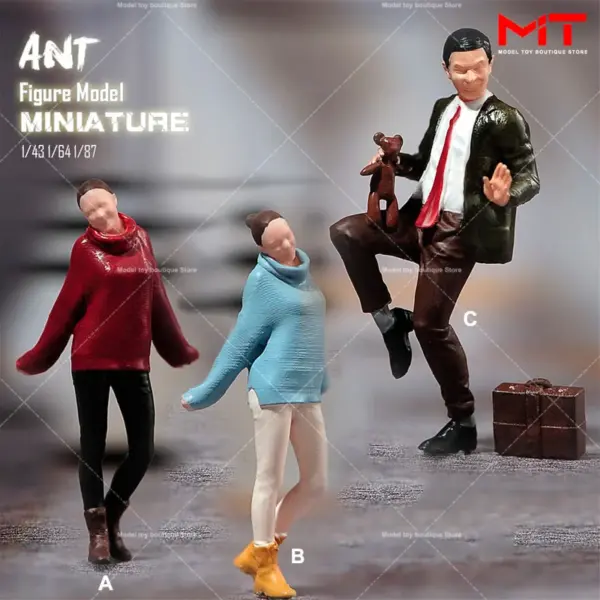 Mr Bean Miniature Figure Doll Resin Model