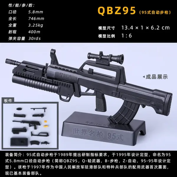 1/6 Scale AK47 M134 Machine Gun Model - Image 12