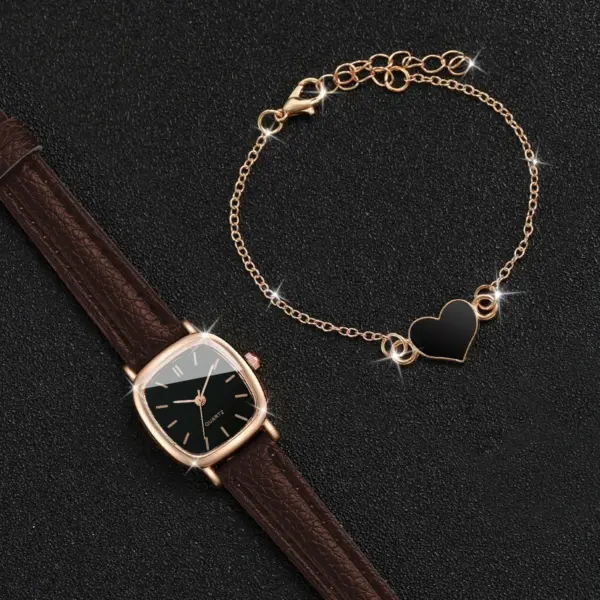 Women’s Quartz Watch and Bracelet Set - Image 3