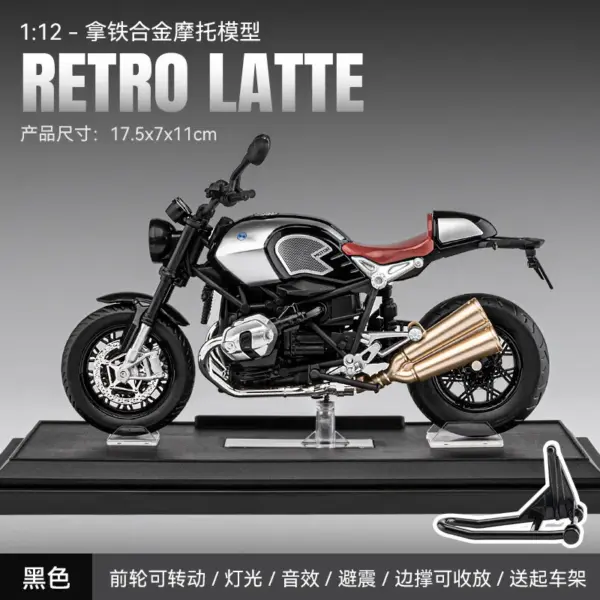 1:12 Alloy Motorcycle Model Toy Gift - Image 7