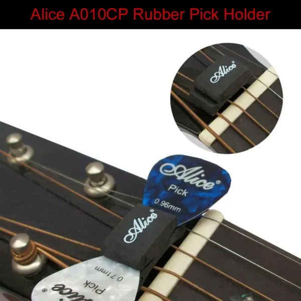 Alice 5pcs Rubber Pick Holders for Instruments - Image 2