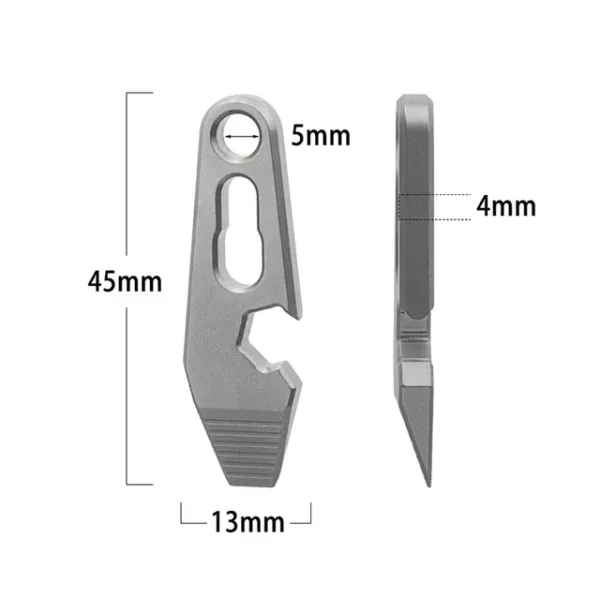 Mini Titanium Alloy Multifunction Crowbar Tool - Image 9