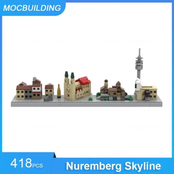 Geneva and Nuremberg Skyline Building Blocks Set - Image 2