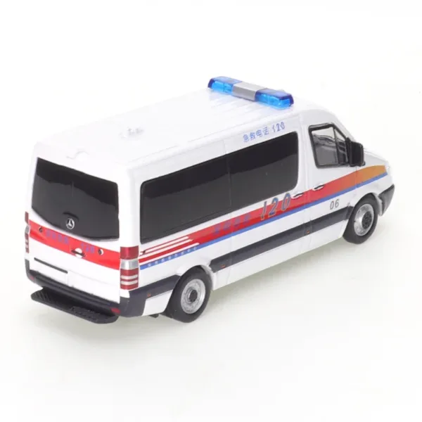 Mercedes Benz Ambulance Diecast Model 1:64 - Image 4