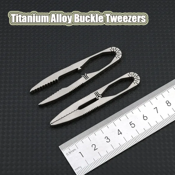 TC4 Titanium Steel Multifunctional Tweezer Tool - Image 2