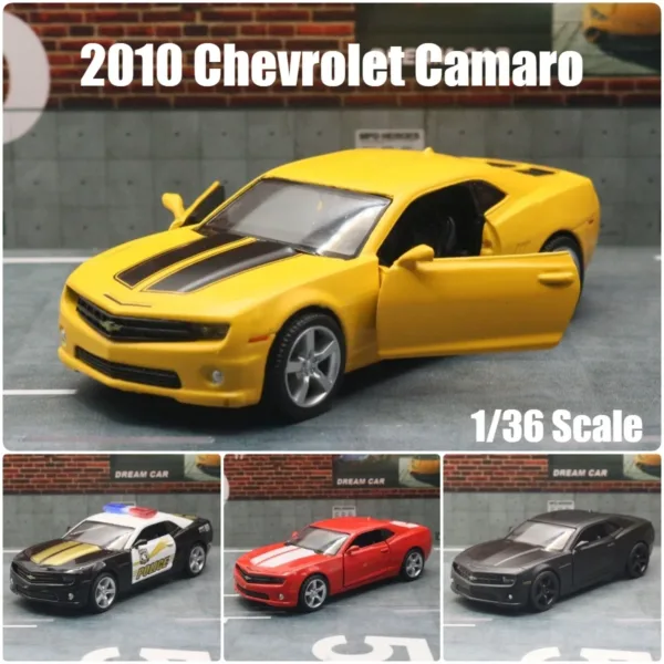 1:36 Chevrolet Camaro Diecast Toy Car Model - Image 2