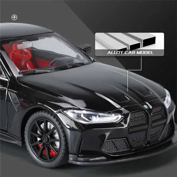 1:24 M4 G82 Diecast Alloy Sports Car Model - Image 2