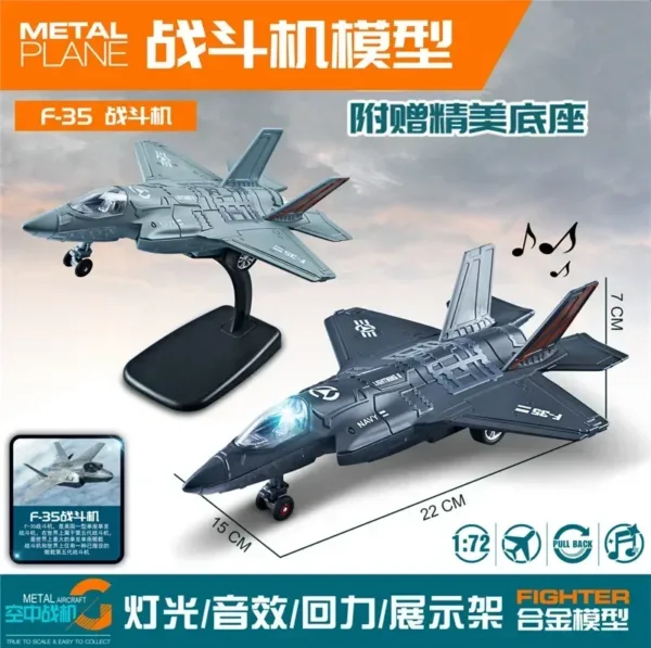 F-35 Fighter Alloy Model Display Ornament - Image 3