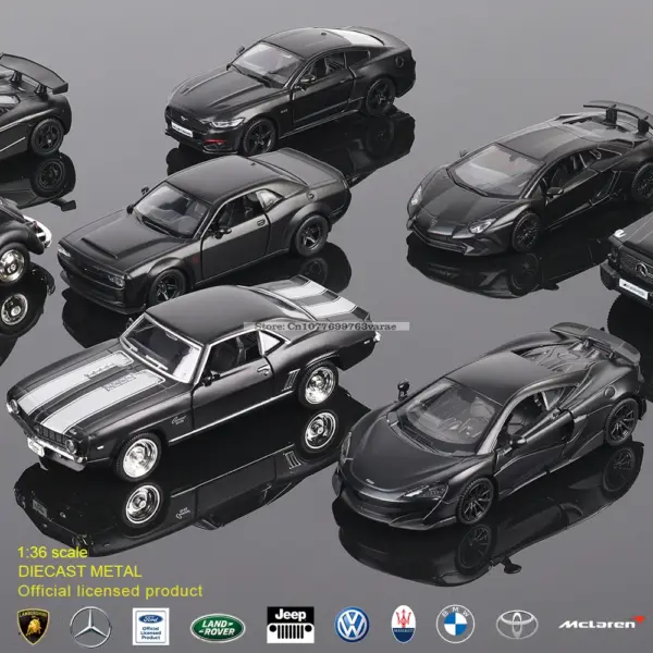 1:36 Scale Alloy Car Model Set