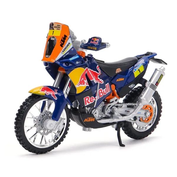 Bburago 1:18 Red Bull KTM Motorcycle Model - Image 3