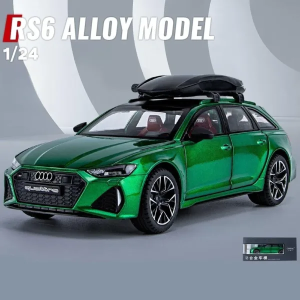 1/24 Audi RS6 Diecast Model Car Toy - Image 8