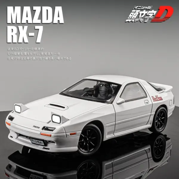 1:24 Mazda RX-7 Alloy Model Car Toy