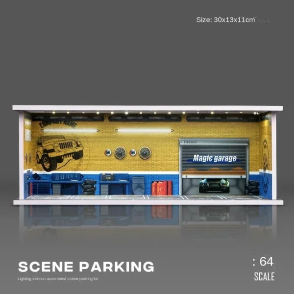 1/64 Scale Alloy Parking Garage Model Display - Image 4