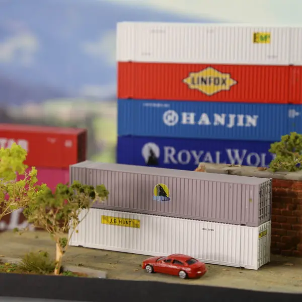 N Scale 48' Containers for Model Trains - Image 5