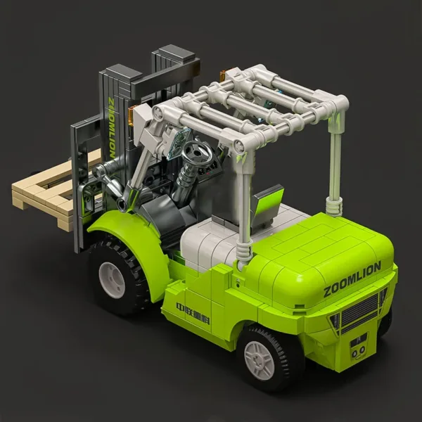 Excavator Building Blocks Construction Vehicle Toy - Image 6