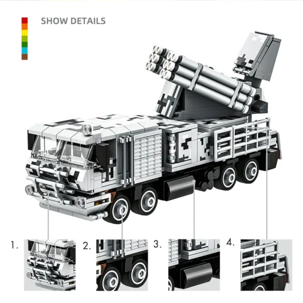 Military Missile Armored Vehicle Building Blocks - Image 2