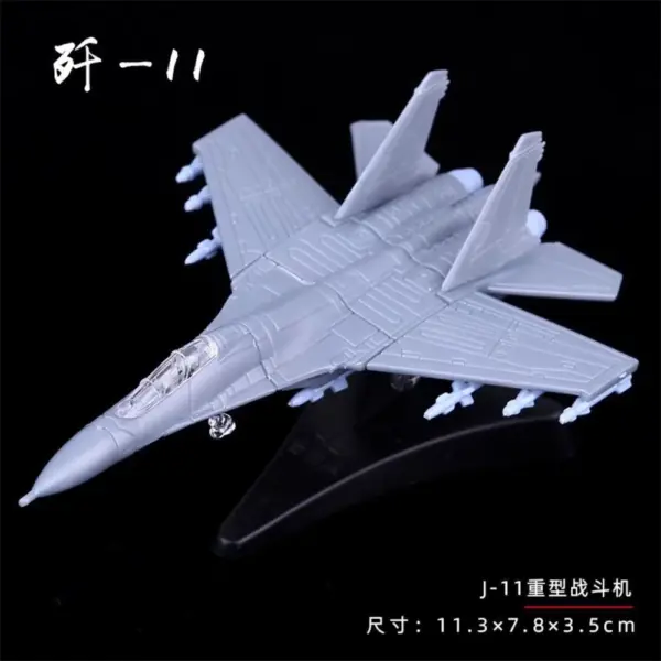 1:165 Scale Su-47 Fighter Plastic Model Kit - Image 15