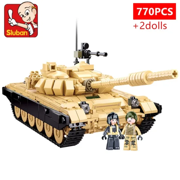 Military Challenger Leopard Tank Building Set 930pcs - Image 6