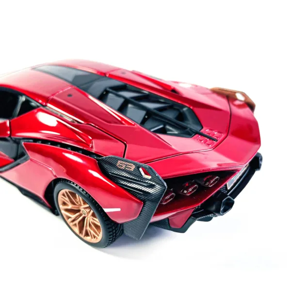 Bburago 1:24 Lamborghini Sian Diecast Model - Image 5