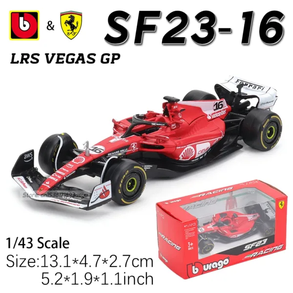 Bburago 1:43 Scale Luxury F1 Car Model - Image 18