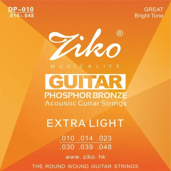 Acoustic Guitar Strings Set Phosphor Bronze 010-053 - Image 8