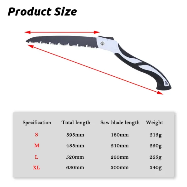 Folding Hacksaw for Woodworking and Camping - Image 6