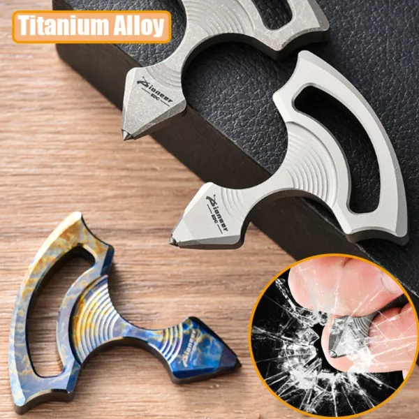 Titanium Alloy Multifunctional Pocket Pry Bar