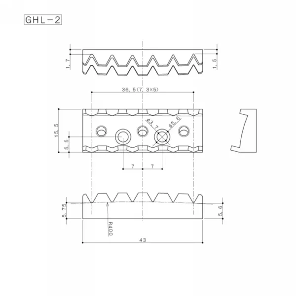 GOTOH GHL-2 Locking Nut for Electric Guitar - Image 5