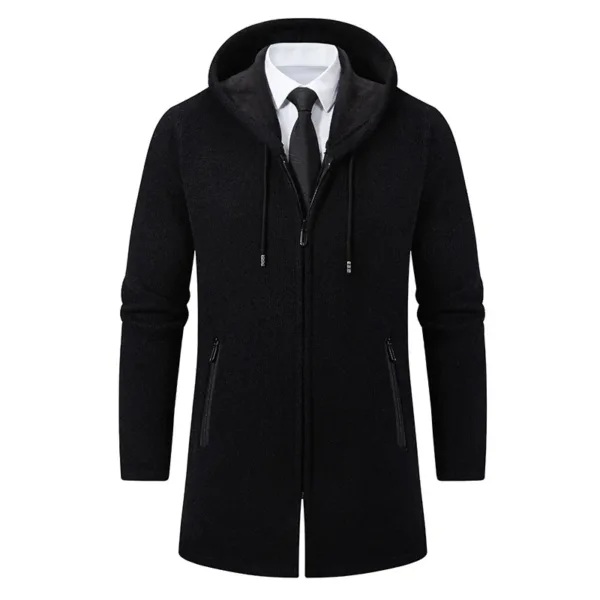 Men's Thick Hooded Coat for Autumn/Winter - Image 7