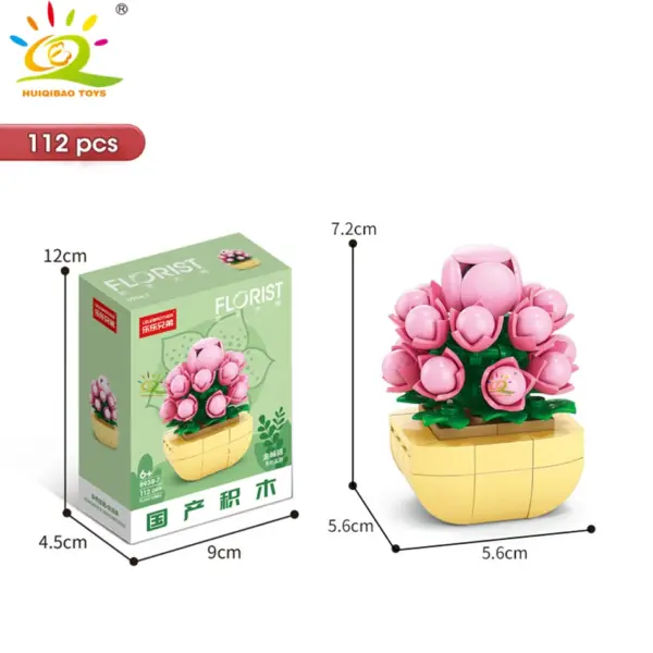 DIY Flower Succulent Building Blocks Set - Image 5