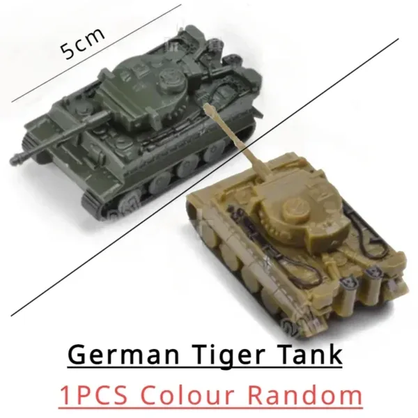 1:144 WWII Plastic Tank Model Set of 4 - Image 22