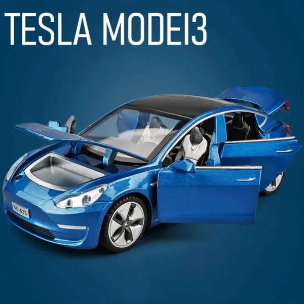 1:32 Tesla Model X, 3, S Diecast Car Set - Image 11