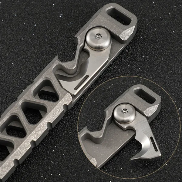 Titanium Alloy Crowbar with Bottle Opener - Image 2