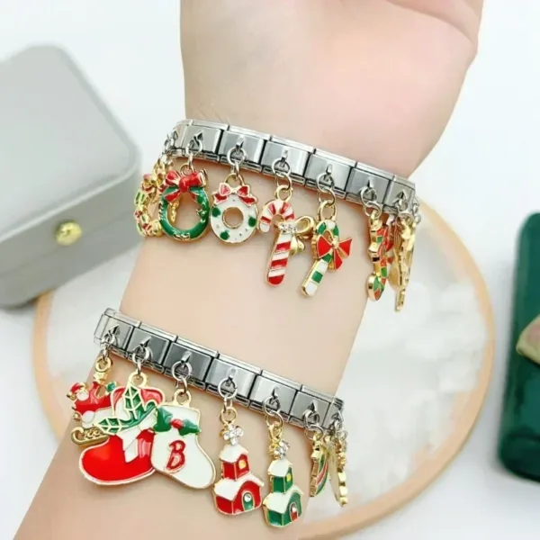 Christmas Tree Charm Links for Bracelets - Image 6