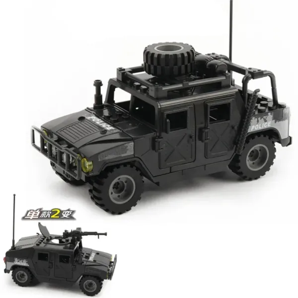 Army Soldiers Armored Vehicle DIY Building Set - Image 4