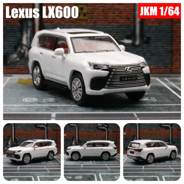 1:64 Lexus LX570 Diecast Model Toy Car - Image 10