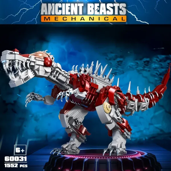 Tyrannosaurus Rex Mechanical Robot Building Toy - Image 6