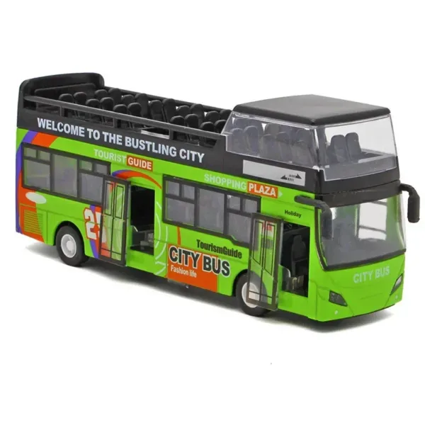 1/32 Alloy Double Decker Bus Toy Model - Image 8