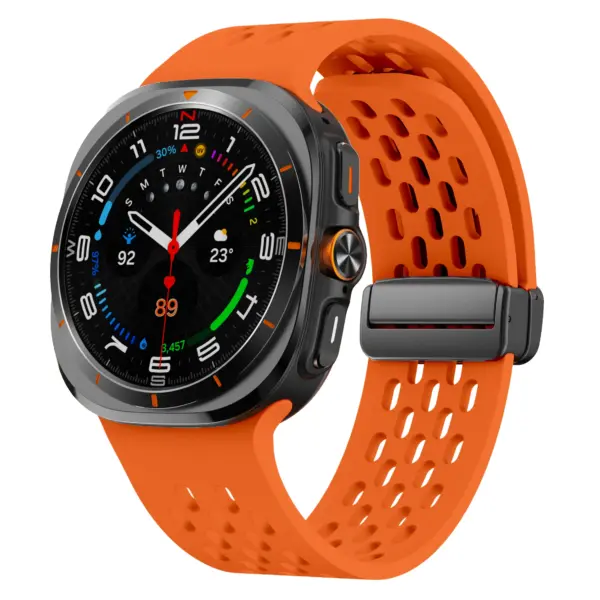 Magnetic Silicone Strap for Galaxy Watch Ultra - Image 10