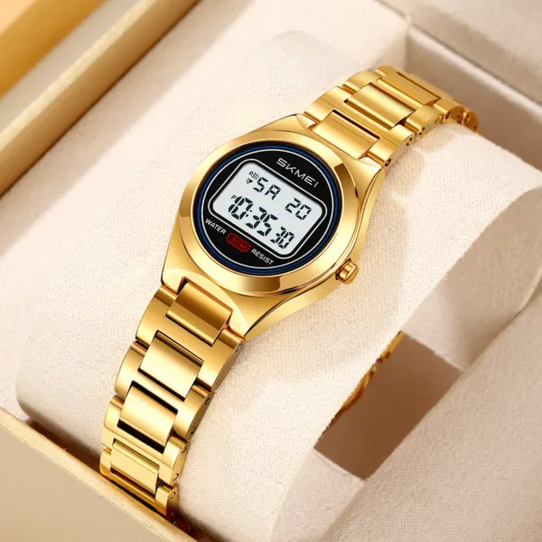 Women’s Digital Stainless Steel Luxury Watch - Image 2