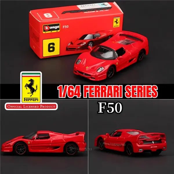 Bburago 1:64 Ferrari SF90 Diecast Model Car - Image 13