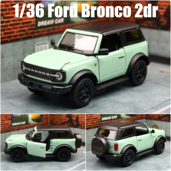 1:36 Ford Bronco Diecast Model Car - Image 6