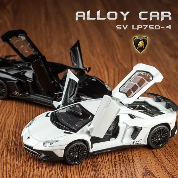 1:32 Lamborghini SV LP750-4 Diecast Car Model - Image 3