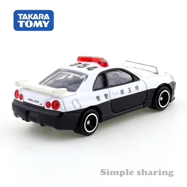 Nissan Skyline GT-R BNR34 Police Car Model - Image 5