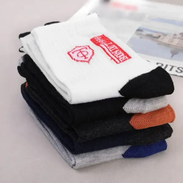 5 Pairs Men’s Breathable Sports Socks Set - Image 3