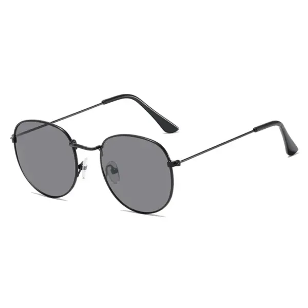 Vintage Round Metal Sunglasses for Women - Image 7