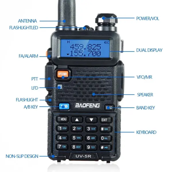 Baofeng UV-5R 5W/8W Dual Band Walkie Talkies - Image 4